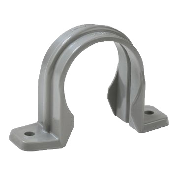 Dyka PVC Omegazadel 40mm grijs | CVketel.nl