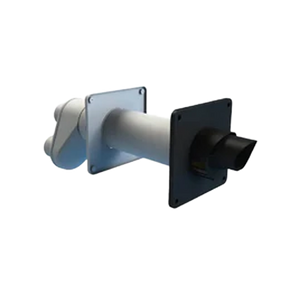 Burgerhout EasySafe PP muurdoorvoer 80/125mm met broekstuk 80/80mm | CVketel.nl