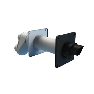 Burgerhout EasySafe PP muurdoorvoer 80/125mm met broekstuk 80/80mm | CVketel.nl