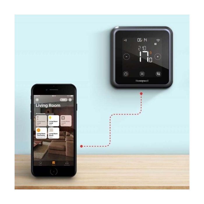 Honeywell Home Lyric T6 Wifi slimme thermostaat zwart Y6H810WF1005